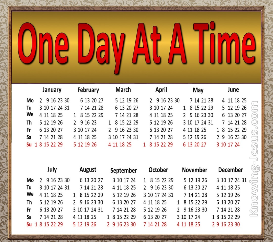 One Day At A Time (devotional)04-27 (red)